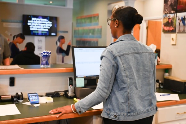 Ciera At Front Desk At Combs Chiropractic & Wellness